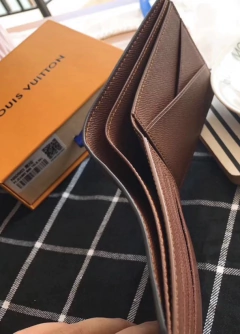 Carteira Louis Vuitton Multiple Masculina Monogram Italiana - Romaly Grifes