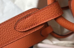 Bolsa Hermès Lindy Laranja Italiana