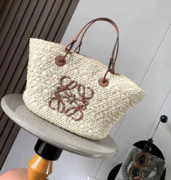 Bolsa Loewe De Palha Italiana
