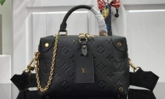 Bolsa Louis Vuitton Petite Malle Souple Monogram Preta Italiana