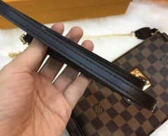 Bolsa Louis Vuitton EVA Damier Ebene Italiana na internet