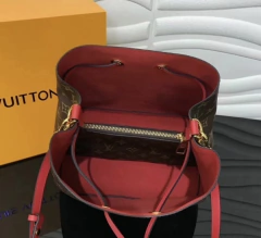 Bolsa Louis Vuitton Neonoé Monogram Vermelha Italiana - loja online