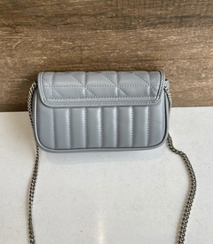 Bolsa Gucci Super Mini Cinza Italiana - comprar online