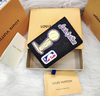 Porta Cartão Organizador LVxNBA Preto Italiana
