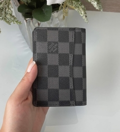 Porta Cartão Louis Vuitton Damier Graphite Italiana - Romaly Grifes Bolsas