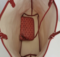Bolsa Goyard St Louis Vermelha Média Italiana
