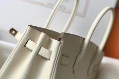 Bolsa Hermès Kelly 28 Branca Epsom Italiana - loja online