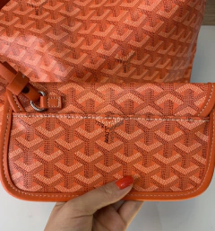 Bolsa Goyard St Louis Laranja Grande Italiana na internet