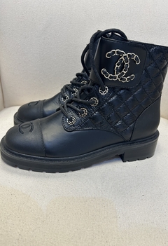 Bota Chanel Preta Italiana - comprar online
