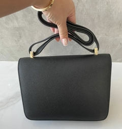 Bolsa Hermes Constance Preta 24 Italiana - Romaly Grifes Bolsas