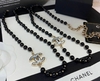 Colar Chanel Preto Italiana