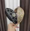 Tiara Gucci Preta e Bege Italiana