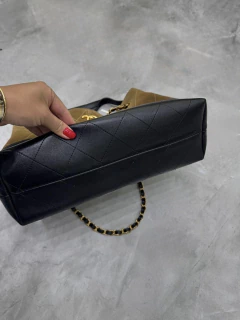 Imagem do Bolsa Chanel Preta e Bege Italiana