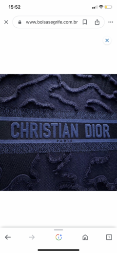 Bolsa Dior Book Tote Azul Camuflada Italiana - comprar online
