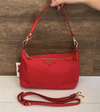 Bolsa Prada em Nylon Vermelha Italiana