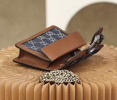 Bolsa Gucci Dionysus Super Mini Azul e Marrom Italiana - loja online