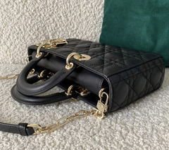 Bolsa Lady D-Joy Preta Italiana - loja online