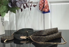 Bolsa Louis Vuitton Multi Pochette Accessoires Alça Verde Italiana - loja online