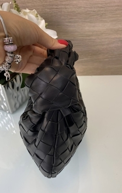 Bolsa Mini Jodie Bottega Veneta Preta Italiana - comprar online