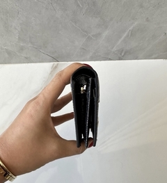 Carteira Gucci Marmont GG Preta Italiana - Romaly Grifes Bolsas