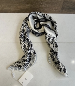 Lenço Dior Preto e Branco Italiana - comprar online
