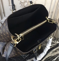Bolsa Louis Vuitton Flower Tote Preta Italiana - Romaly Grifes Bolsas