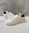 Tênis Dolce & Gabbana Portofino Branco E Dourado Italiana