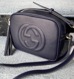 Bolsa Gucci Soho Disco Azul Marinho Italiana - comprar online