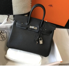 Bolsa Hermes Birkin 25 Preta Italiana