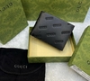 Carteira Gucci Masculina Alto Relevo Preta Italiana