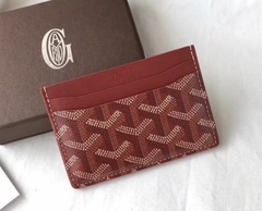 Porta Cartões Goyard Vermelho Italiana - comprar online