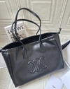 Bolsa Celine Cuir Triomphe Em Couro Preto Italiana