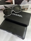 Óculos Chanel Preto e Branco Italiana