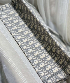 Imagem do Bolsa Dior Book Tote Oblique Cinza Italiana