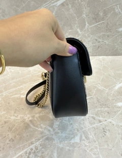 Bolsa Gucci Marmont Mini Shoulder Preta Italiana - loja online