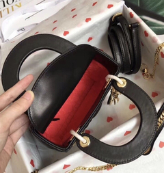 Bolsa Lady Dior Mini Preta Italiana na internet
