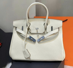Bolsa Hermes Birkin 30 Off-White Italiana