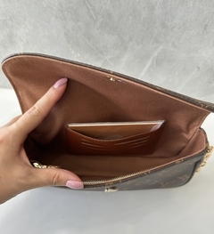 Bolsa Louis Vuitton Ivy Wallet On Chain Monogram Italiana - loja online