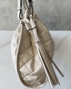 Bolsa Tote Média Gucci Deco Branca Italiana na internet