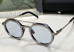 Óculos Hublot H006 Prateado Lentes Claras Italiana Unissex