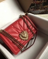 Bolsa D&G Devotion Matelassê Vermelha Italiana