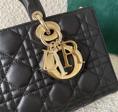 Bolsa Lady D-Joy Preta Italiana - comprar online