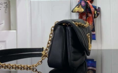 Bolsa Louis Vuitton New Wave Chain Preta Italiana - loja online