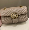 Bolsa Gucci Marmont Mini Shoulder Nude Italiana