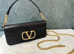 Bolsa VLTN Locò Shoulder Preta Italiana - comprar online