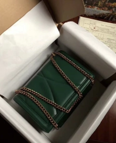 Imagem do Bolsa D&G Devotion Matelassê Verde Italiana