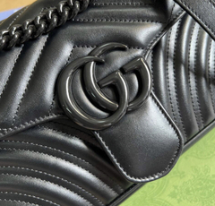Bolsa Gucci Marmont All Black Italiana - comprar online