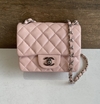 Bolsa Chanel 2.55 Clássica Mini Caviar Rosa Italiana
