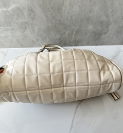 Bolsa Tote Média Gucci Deco Branca Italiana - loja online
