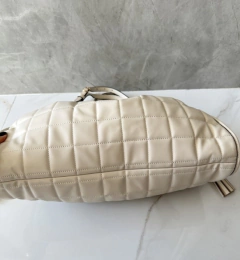 Bolsa Tote Média Gucci Deco Branca Italiana - loja online